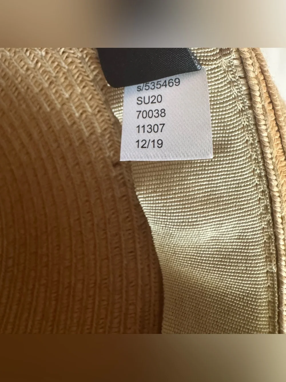 Ann Taylor Woven Straw Floppy Sun Hat, Navy Blue and White Polka Dots, One Size